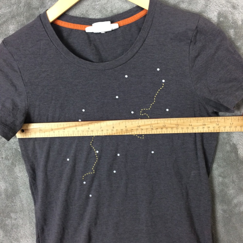Icebreaker Shirt Womens Small Classic Short Sleeve Tee Wool Cotton Grey READ - Picture 7 of 13